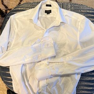 J. Crew Men's slim White Dress Shirt